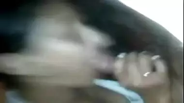 Hot N.Indian Girl prepare her BF Cock by her quick blowjob