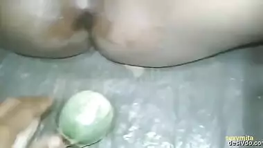 Desi Village Wife Mita Many Types Vegetable Inserting Her Pussy by Hubby