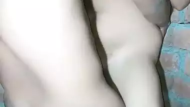 Dehati sex of a man fucking his wife in a standing position