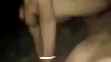 Desi local XXX sex video of a young slut with two guys