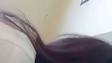 A 19-year-old GF gives an Indian blowjob to BF