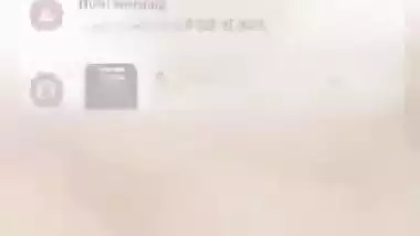 Girl fucks her pussy with a Banana during a nude video call