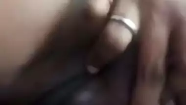 Chunky village whore exposes her Desi twat and big XXX tits at home