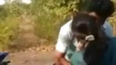 XXX sex video HD of a teen couple having fun outdoors after college