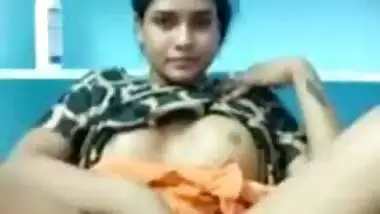 Cheating Malayali wife naked fingering video call with BF