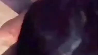 Desi nude GF gives an Indian blowjob to her new lover