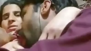 Mustached man won't give up until he involves Desi wife in sex