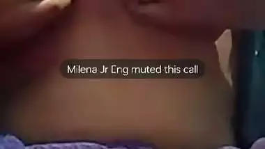 Famous mallu girlfriend boobs show on video call