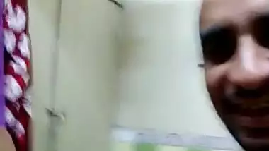 Horny Indian Wife Nude Dance and Huby Boob sucking with Clear Hindi Audio