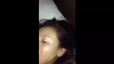 Whore with tattooed hand enjoys Indian sex partner's XXX thing drilling pussy