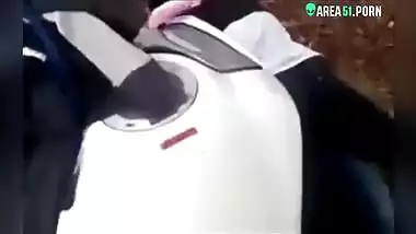 Cheating Desi wife caught moaning as she is fucked outdoor, mms sex leak