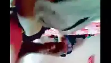 Free sex scandal mms clip of naughty bhabhi first time with young boy
