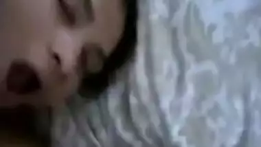 Big tits Indian ex-wife Michelle plays with her tits and beg