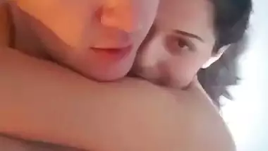 Hot Indian babe rides on Australian BF’s dick in NRI porn