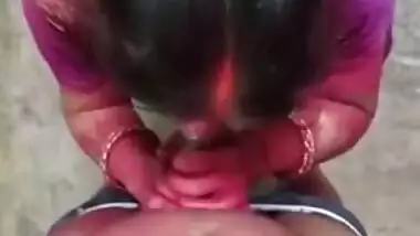 Wench's tight mouth is drilled in point of view XXX video MMS style