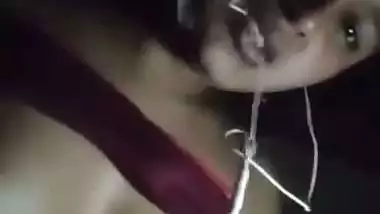 Bangladeshi village girl showing naked boobs & pussy