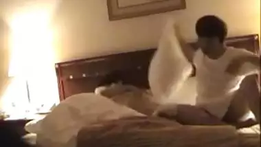 Hidden cam first time sex mms of a beautiful bride and her horny husband