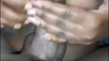 Desi husband handing wife boobs